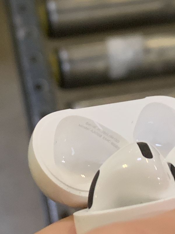Photo 1 of Apple AirPods 4 Wireless Earbuds, Bluetooth Headphones, Personalized Spatial Audio, Sweat and Water Resistant, USB-C Charging Case, H2 Chip, Up to 30 Hours of Battery Life, Effortless Setup for iPhone