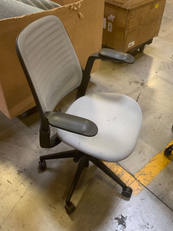 Photo 1 of grey office chair 