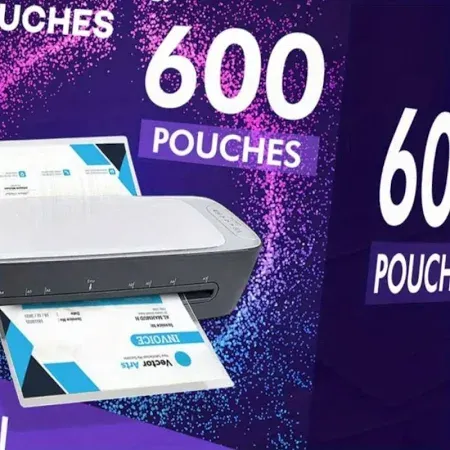 Photo 1 of THERMAL LAMINATING POUCHES 600 POUCHES 9 X 11.5