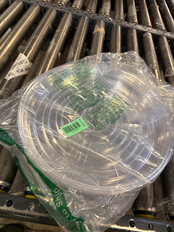 Photo 1 of 16 Packs 14 Inches Large Clear Plant Saucers for Indoor Outdoor Use Heavy Duty Plastic Plant Trays for Planter Bulk Flower Pot Drip Trays to Catch Water, 4 to 20 Inch