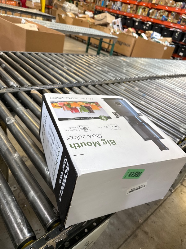 Photo 1 of Cold Press Juicer, ECOSELF Juicer Machines with Large Feed Chute Fit Whole Fruits & Vegetables, Self Feeding for Juice Extractor Machine, Easy to Clean and Assemble, High Juice Yield