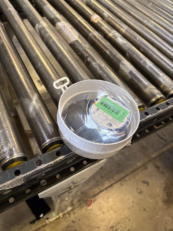 Photo 1 of Vent Systems 6" Inch - White - Male Fit Duct Pipe Connector - ABS Plastic - Hose Dryer Vent Coupler - Flexible Or Straight Duct Coupler - Ducting Connection 6 Inch