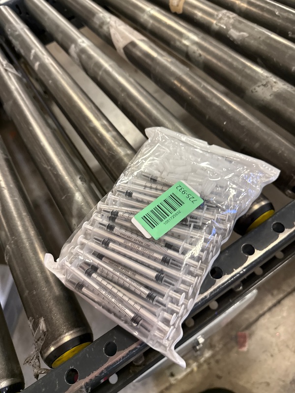 Photo 1 of 100 Pack 1ml Syringe with Cap for Liquid, 1cc Plastic Small Syringes with Cover, Non-Sterile, No Needle