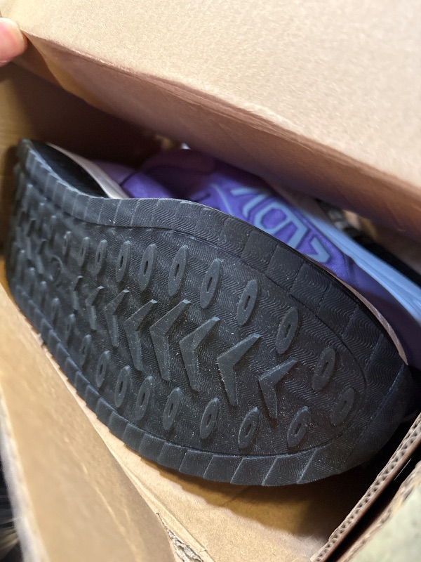Photo 1 of QAUPPE Women Walking Shoes with Arch Support, Orthotic Platform Sneakers Plantar Fasciitis Tennis Shoes Wide for Foot Pain Relief Purple 10.5