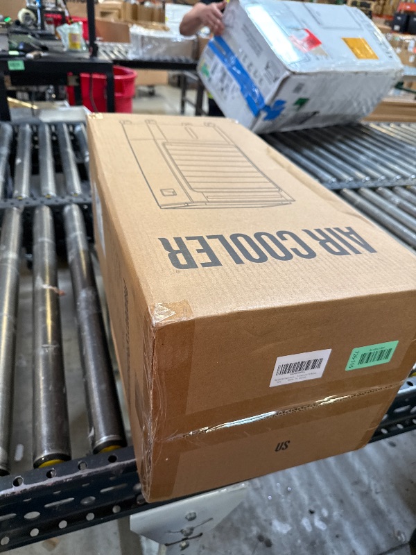 Photo 1 of Swamp Cooler Air Conditioner, 4-in-1 Evaporative Air Cooler with 5L Water Tank No Window, Portable Swamp Cooler 3 Speeds, 120°Oscillation, Remote Control, Evaporative Cooler Cooling Fan
