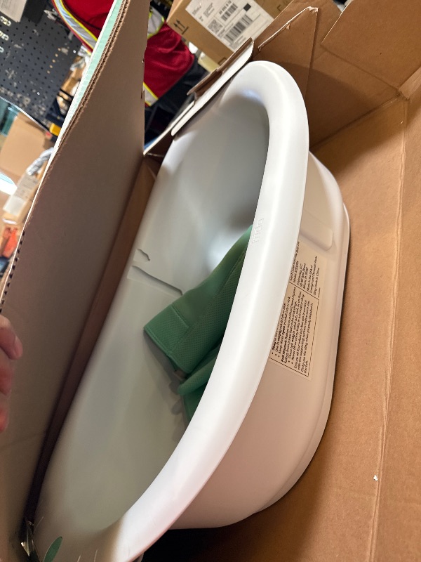 Photo 1 of Frida Baby 4-in-1 Grow-with-Me Baby Bathtub, Baby Tub for Newborns to Toddler with Removable Bath Seat & Backrest for Bath Support in Tub