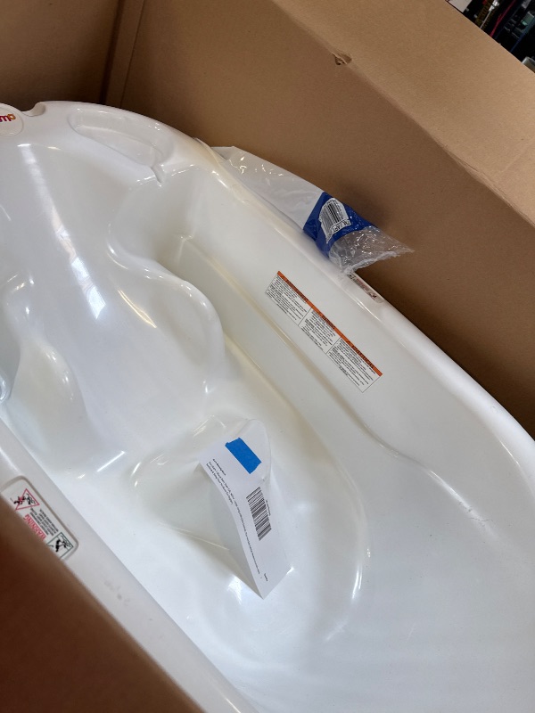 Photo 1 of EuroBath 2-Stage Baby Bath Tub, White - Large, Long Lasting Baby Essentials, Must-Have Baby Bathtub, Newborn Essentials, Infant Bathtub & Baby Care Products for Registry
