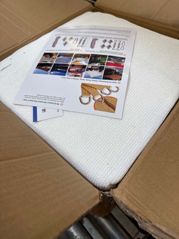 Photo 1 of Quictent 20x26ft Sun Shade Sail for Patio, 185GSM Heavy Duty Rectangular Outdoor Sunshades UV Block Outside Canopy Cover for Backyard White