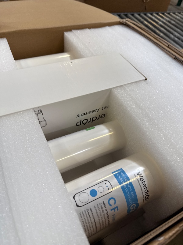 Photo 1 of Waterdrop G3P600 Reverse Osmosis System, 8 Stage Tankless Reverse Osmosis Water Filter, NSF/ANSI 42 & 58 & 372 Certified, Under Sink RO System, 2:1 Pure to Drain, Smart LED Faucet