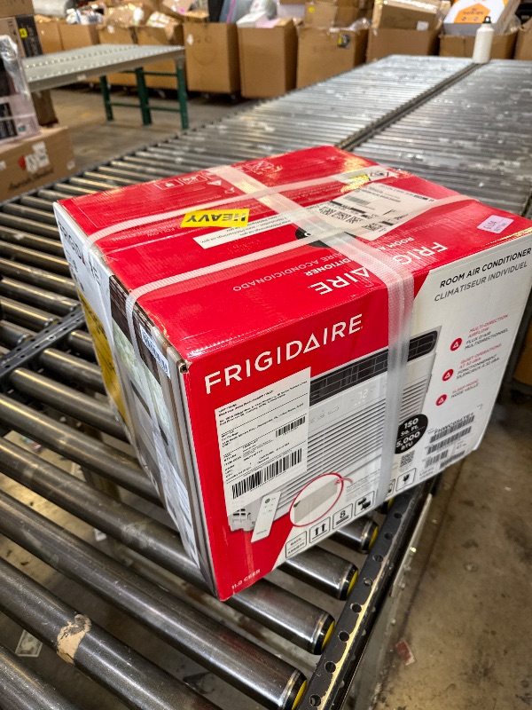 Photo 1 of Frigidaire 5,000 BTU Window Air Conditioner with Remote Control, Cools Up to 150 Sq. Ft., Quiet Operation, Eco Mode, 3 Fan Speeds, Auto Restart, White