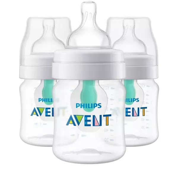Photo 1 of Philips Avent 3pk Anti-Colic Baby Bottle with AirFree Vent - Clear - 4oz
