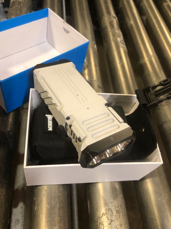 Photo 1 of WUBEN X1 Rechargeable Flashlight 12000 Lumens, Super Bright Tactical Flashlights, Fast Charging 7 Light Modes Programmable, IP55 Waterproof High Powered Flashlights for Emergency, Rescue, Inspection