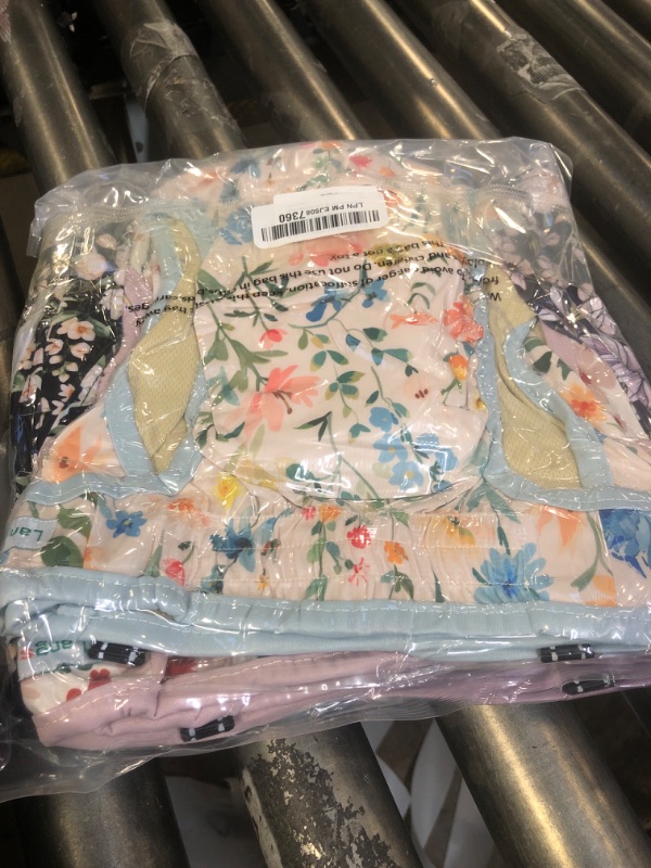 Photo 1 of Washable Female Dog Diapers (4 Pack+1 Suspenders), Reusable Female Girl Doggy Doggie Puppy Wraps Panties Belly Band for Pet Heat Period Pooping Peeing Potty Training Incontinence Marking Flower XLarge