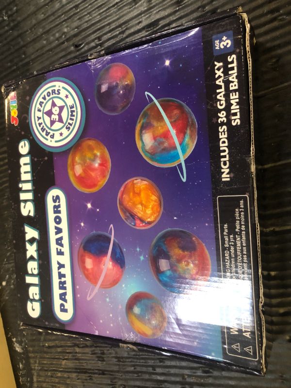 Photo 1 of JOYIN Slime Party Favors, 36 Pack Galaxy Slime Ball - Stretchy, Non-Sticky, Mess-Free, Stress Relief, and Safe - Toys for Girls and Boys - Classroom Reward, Party Supplies