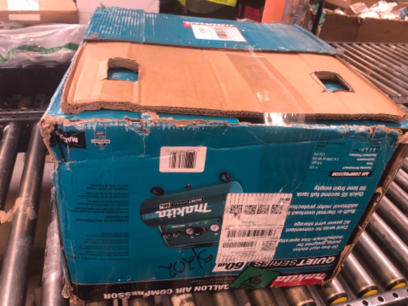 Photo 1 of Makita MAC320Q Quiet Series 1-1/2 HP, 3 Gallon, Oil-Free, Electric Air Compressor
