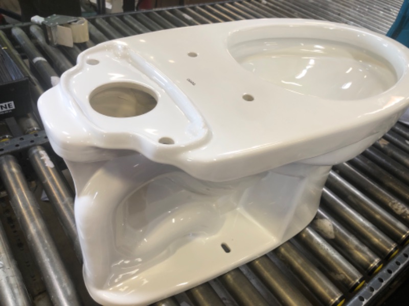 Photo 1 of TOTO Drake Elongated TORNADO FLUSH Toilet Bowl with CEFIONTECT, Cotton White - C776CEG#01