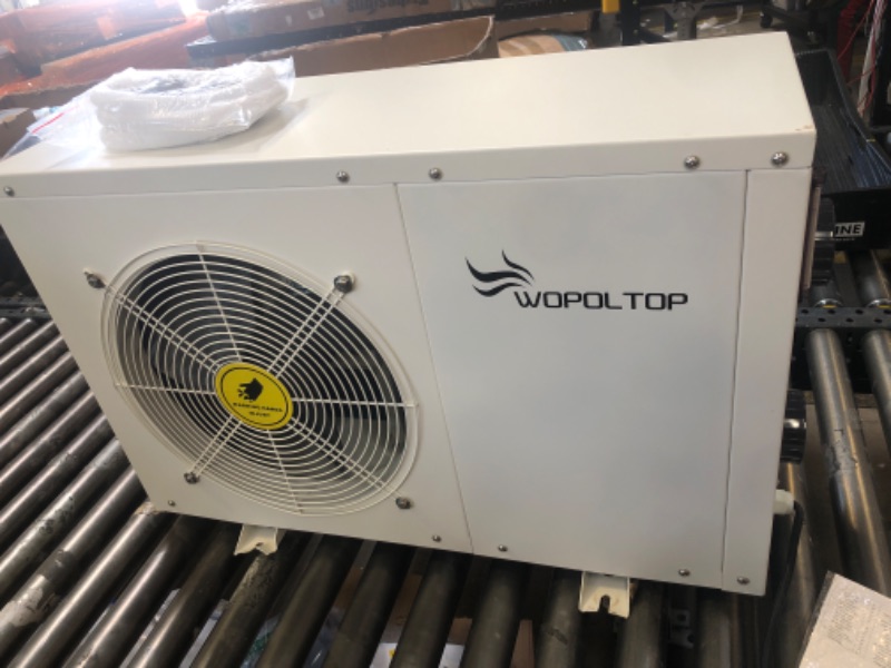 Photo 1 of 20,000 BTU Swimming Pool Heat Pump - for Above and In Ground Pools and Spas, 5.6kW Electric Swimming Pool Heater Pump with Titanium Heat Exchanger, 110V~120V/ 60Hz, Up to 4200 Gallons