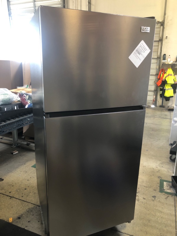 Photo 1 of BLACK+DECKER 20.1 Cu. Ft. Top Mount Refrigerator with Freezer. 