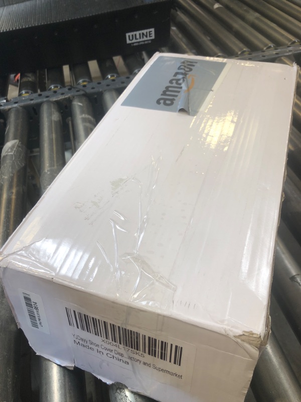 Photo 1 of YJDayy Shoe Covers Dispenser Containing 200pcs Shoe Cover Disposable Non Slip High Quality Automatic Shoe Cover Machine with Disposable Shoe Covers for Indoors for Most Occasion and Shoes Size