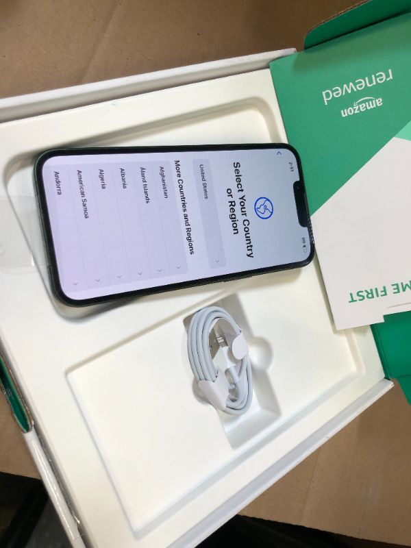 Photo 1 of Apple iPhone 13, 256GB, Green - Unlocked (Renewed Premium)