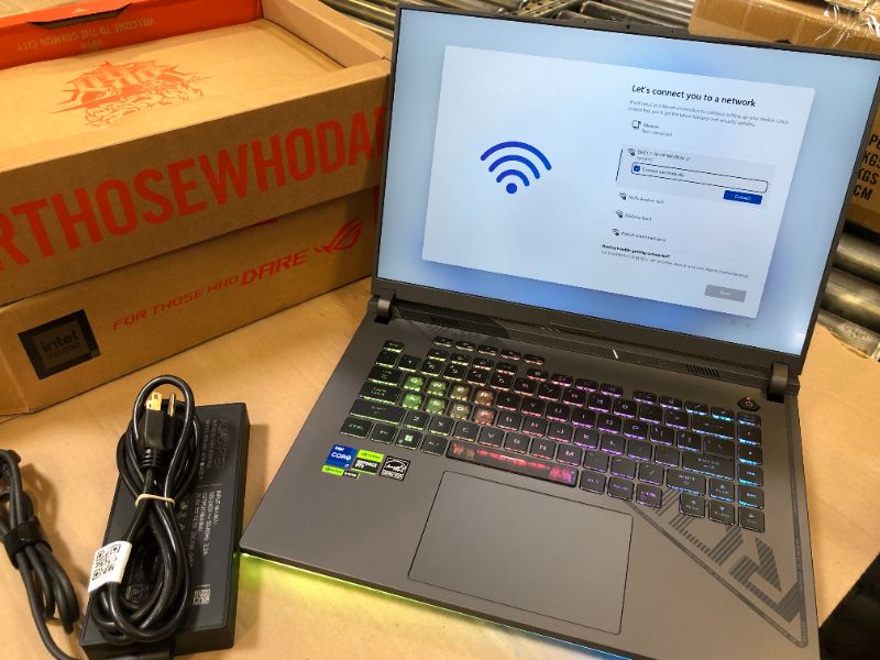 Photo 1 of ASUS ROG Strix G16 Gaming Laptop, 165Hz Display, NVIDIA® GeForce RTX™ 4060, Intel Core i7-13650HX, 16GB DDR5, 1TB PCIe Gen4 SSD, Wi-Fi 6E, Windows 11, G614JV-AS74