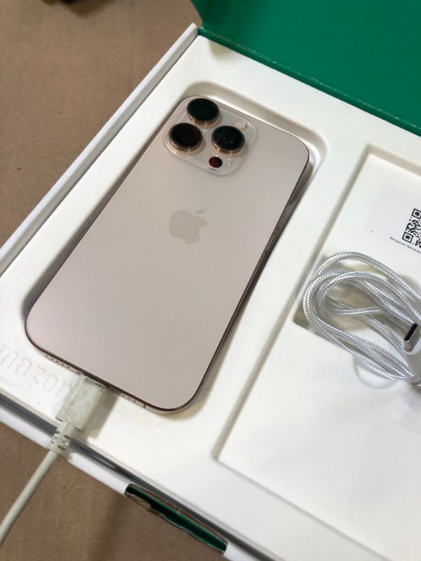 Photo 1 of Apple iPhone 16 Pro, US Version, 128GB, Desert Titanium - Unlocked (Renewed Premium)