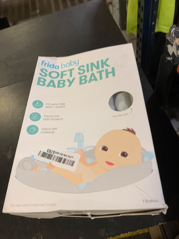 Photo 1 of Frida Baby Soft Sink Bath, Sink Bather, Easy to Clean Bather That Supports Baby's Head