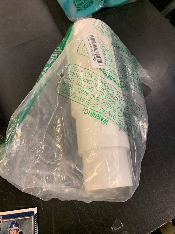 Photo 1 of NDS 118-20 Pro-Span® PVC Expansion Repair Coupling, For Broken or Cracked In-Ground PVC Pipes, 2-Inch IPS Slip X Spigot, White