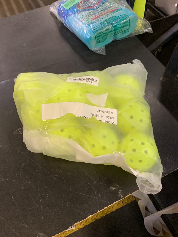 Photo 1 of Franklin Sports Outdoor - X-40 Pickleball Balls - USA (USAPA) Approved - 12 Pack Outside - Optic Yellow - US Open Ball