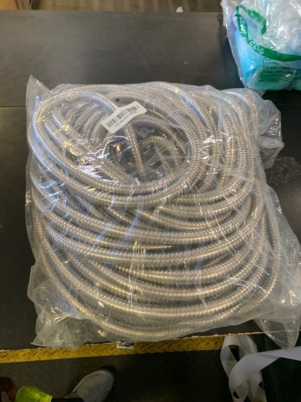 Photo 1 of Rosy Earth 100 FT Garden Hose Expandable - 304 Stainless Steel Water Hose 100 FT - Heavy Duty Flexible Kink Free Hose, no Bite
