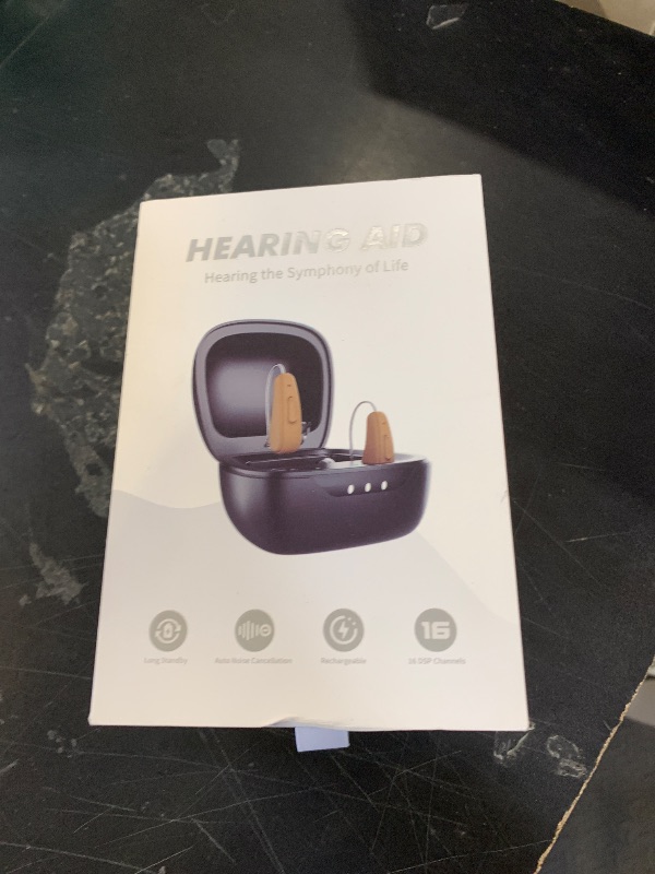 Photo 1 of Hearing Aids for Seniors Rechargeable with Noise Cancelling, Hearing Amplifier with 5 Levels of Volume Adjustmen, Simple to Operate and Hear Clear Sound