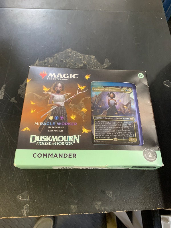 Photo 1 of Magic: The Gathering Duskmourn: House of Horror Commander Deck Bundle - Includes All 4 Decks