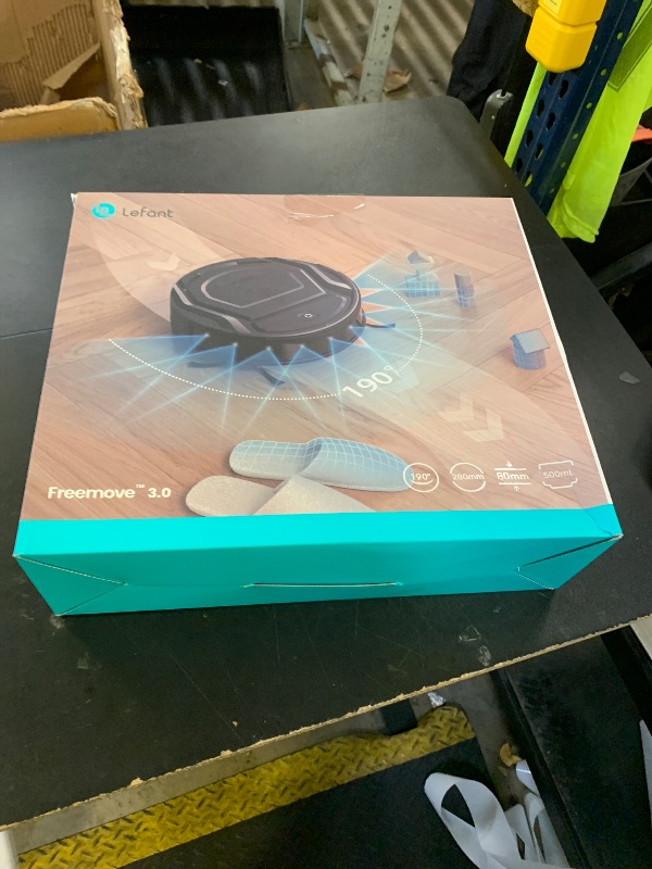 Photo 1 of Lefant Robot Vacuum Cleaner, Strong Suction, 120 Mins Runtime, Slim, Low Noise, Automatic Self-Charging, Wi-Fi/App/Alexa Control, Ideal for Pet Hair Hard Floor and Daily Cleaning, M210