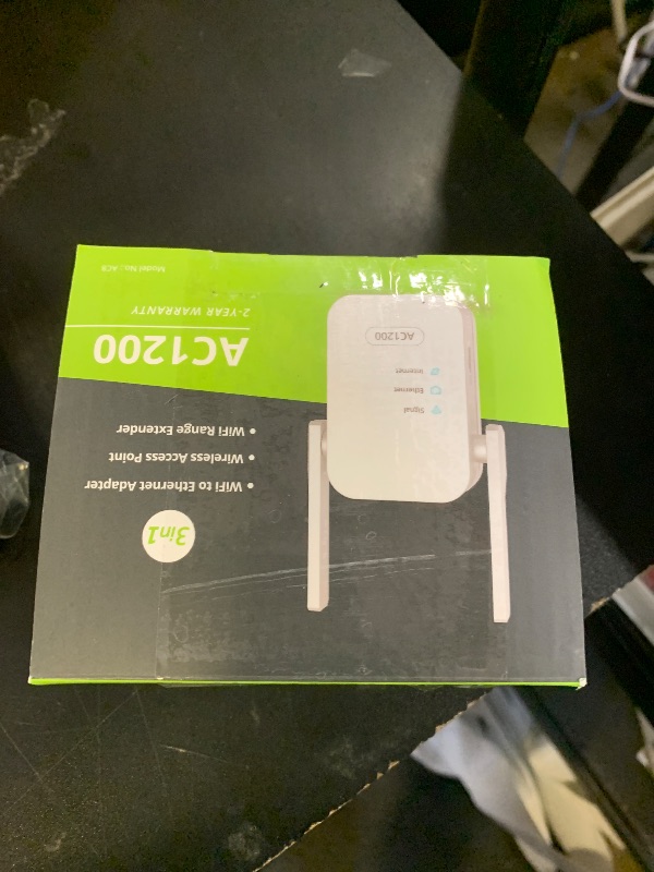 Photo 1 of ioGiant AC1200Mbps Universal WiFi to Ethernet Adapter, Support Extended WiFi Disabling Functionality, 2.4G/5G Wireless Bridge w/ RJ45 Port for Printer, Smart TV, Blu-Ray Player, PlayStation, DVR, etc.