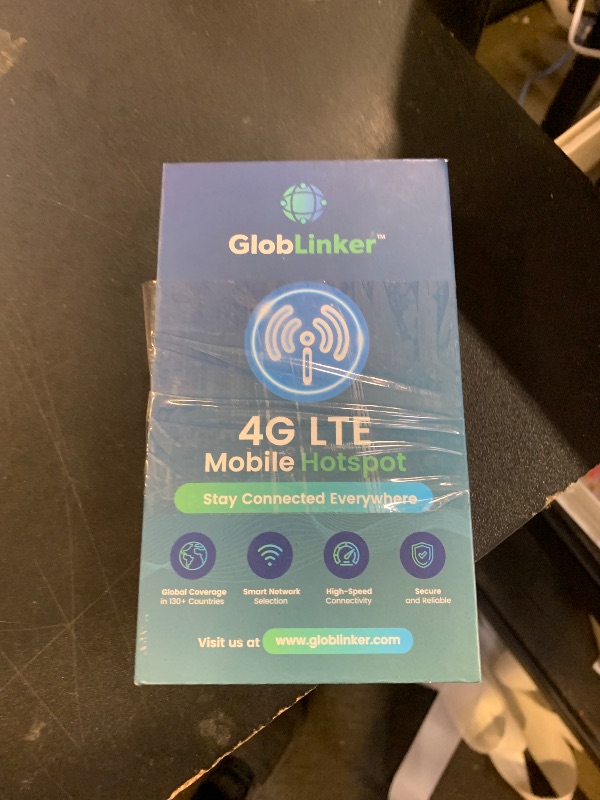 Photo 1 of GlobLinker Cloud Portable WiFi Hotspot for Travel | 4G LTE Mobile Internet (USA &130+ Countries) | No SIM | No Subscription Pay-as-You-Go | Multi-Carrier | Connects 8 Devices