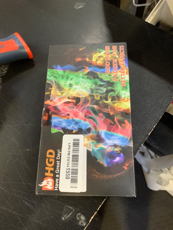 Photo 1 of HGD (6 Pack) Magic Campfire Fire Color Changing Packets for Fire Pit, Indoor/Outdoor Fireplace, Bonfire - Rainbow Magical Flame, Camping Accessory, Compatible with Wood