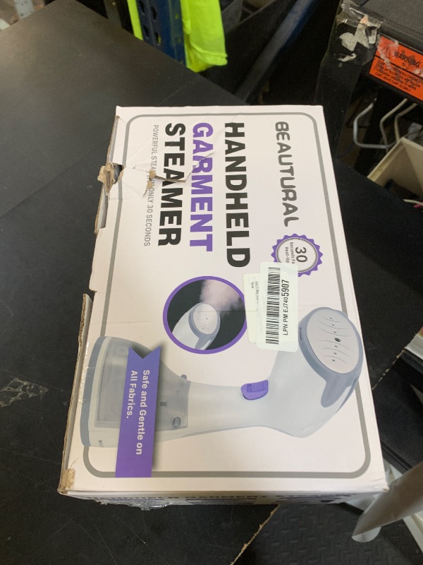 Photo 1 of BEAUTURAL Steamer for Clothes, Portable Handheld Garment Fabric Wrinkles Remover, 30-Second Fast Heat-up, Auto-Off, Large Detachable Water Tank