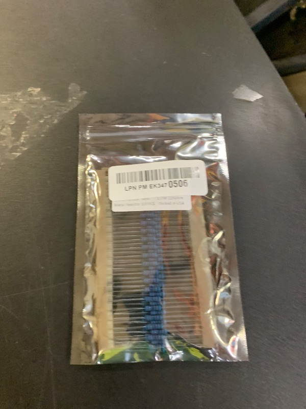 Photo 1 of California JOS 100pcs 22K ohm Resistor 1/2w (0.5Watt) ±1% Tolerance Metal Film Fixed Resistor, Multiple Values of Resistance Optional(22K ohm, 22K R, 22K ?)