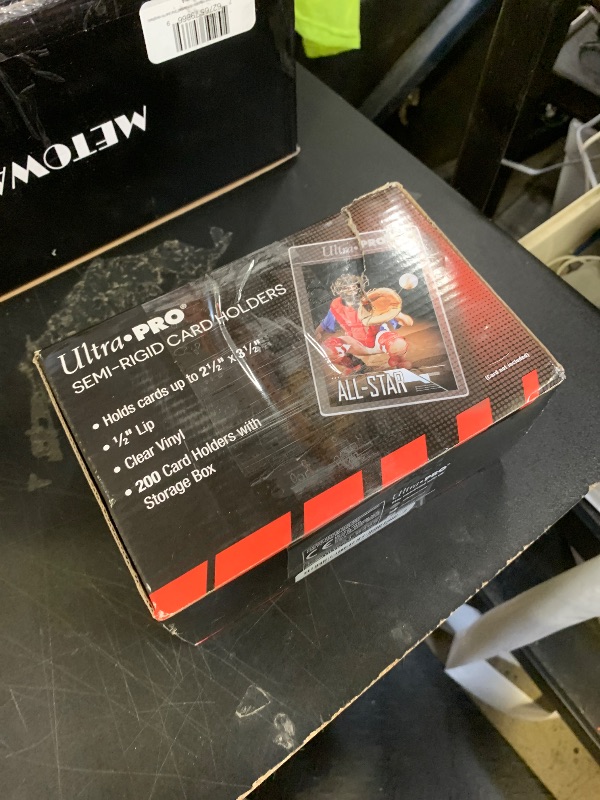 Photo 1 of Ultra Pro Semi-Rigid 1/2" Lip Sleeves, Plastic, 200ct