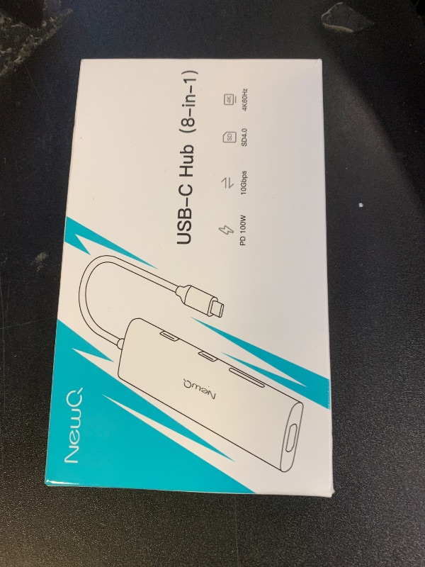 Photo 1 of USB C to USBC Hub Dual/Triple Monitor, USBC Splitter 4K@30-60Hz with HDMI, 6 * 10Gbps, 100W PD, SD4.0, Full-Function Type C Port, Docking Station for Windows, Chromos Laptops, with USBC Video Cable