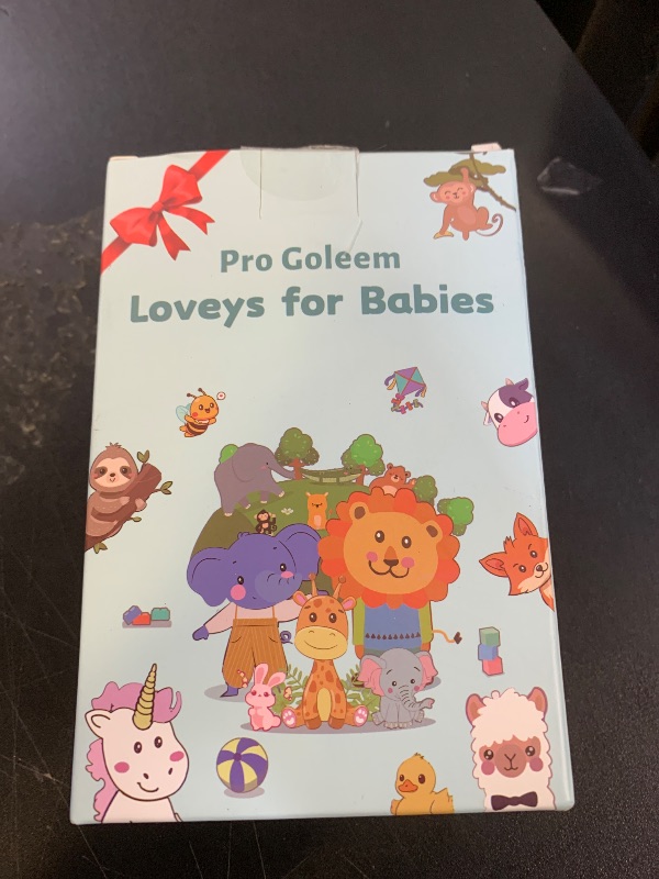 Photo 1 of Pro Goleem Loveys for Babies Bunny Security Blanket Baby Girl Gifts Newborn Soft Pink Lovie for Infant and Toddler Snuggle Toy Stuffed Animal, Pink 16 Inch