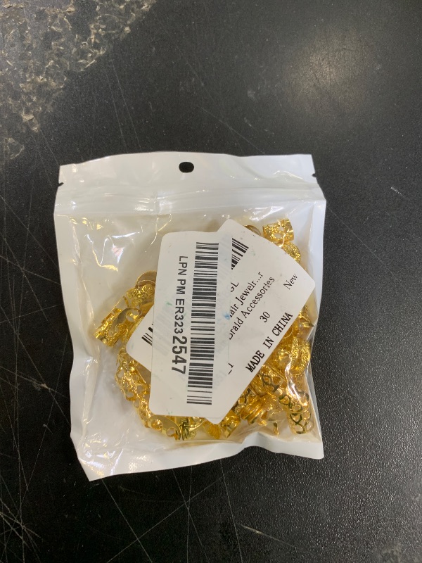 Photo 1 of Nogeqi 100PCS Hair Jewelry for Women Braids Hair Cuffs for Braids Gold Hair Rings for Braids Braid Jewelry for Box Braids Gold Hair Clips for Braids Braid Cuffs for Women Hair Braid Accessories