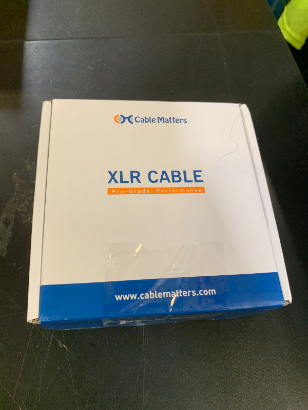 Photo 1 of Cable Matters 6.35mm (1/4 Inch) TRS to XLR Cable - 15ft, Male to Female, XLR to 1/4 Cable