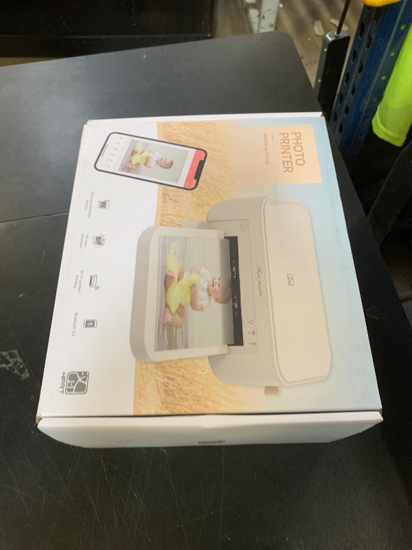 Photo 1 of HPRT Photo Printer 4x6,+108Sheets&2ribbon,Instant Picture Printer for iPhone, Android, Smartphone,Portable Photo Printers for Home Use,Thermal Dye-Sublimation, AR Video Printing?White?