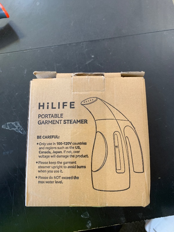 Photo 1 of HiLIFE Steamer for Clothes, Portable Handheld Design, 240ml Big Capacity, 700W, Strong Penetrating Steam, Removes Wrinkle, for Home, Office(ONLY FOR 120V) (Blue)