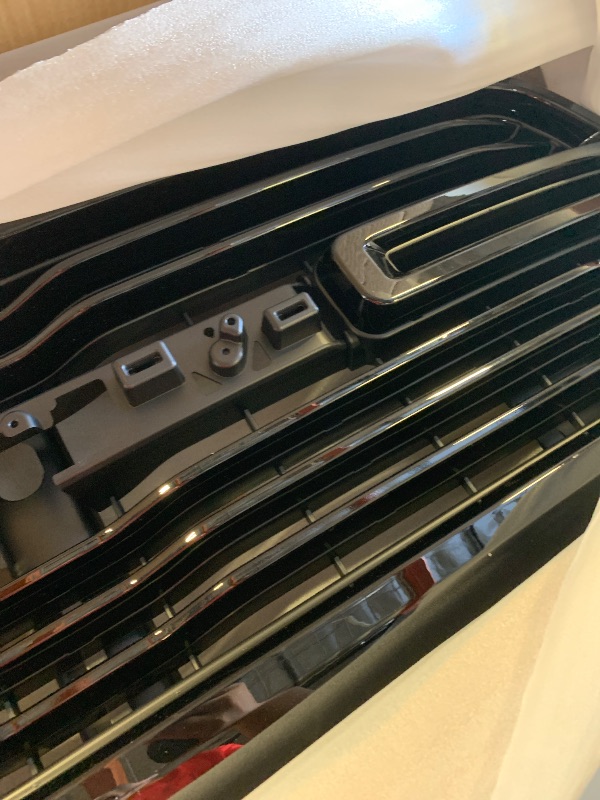 Photo 1 of VLINCAR Grille Set 8pcs Compatible with Dodge Ram 1500 2019 2020 2021 2022 Front Upper Bumper Grill + Mesh Cover Plate + Grille Base Back Bracket + Front Grille Trim Covers 68404864AD (Black)