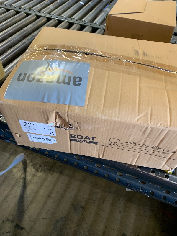Photo 1 of VINPATIO Trailerable Boat Cover, 600D Solution-Dyed Bass Boat Cover, 17-19 ft Heavy Duty 100% Waterproof Boat Covers Fits V-Hull Runabout Fishing Ski Pro-Style Bass Boats, Beam Width up to 96"