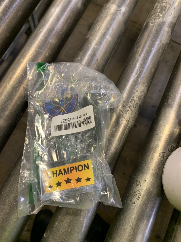 Photo 1 of Express Medals 6.5 Inch Clear Acrylic Star Tennis Player Champion Trophy Award First Trophies Awards Prize Winner Gift Competition (Pack of 1)