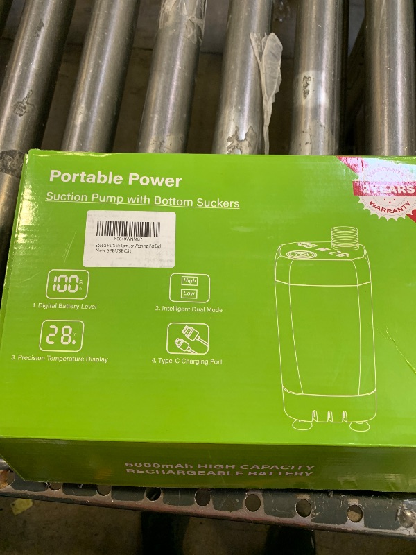 Photo 1 of PORTABLE POWER SUCTION PUMP WITH BOTTOM SUCKERS