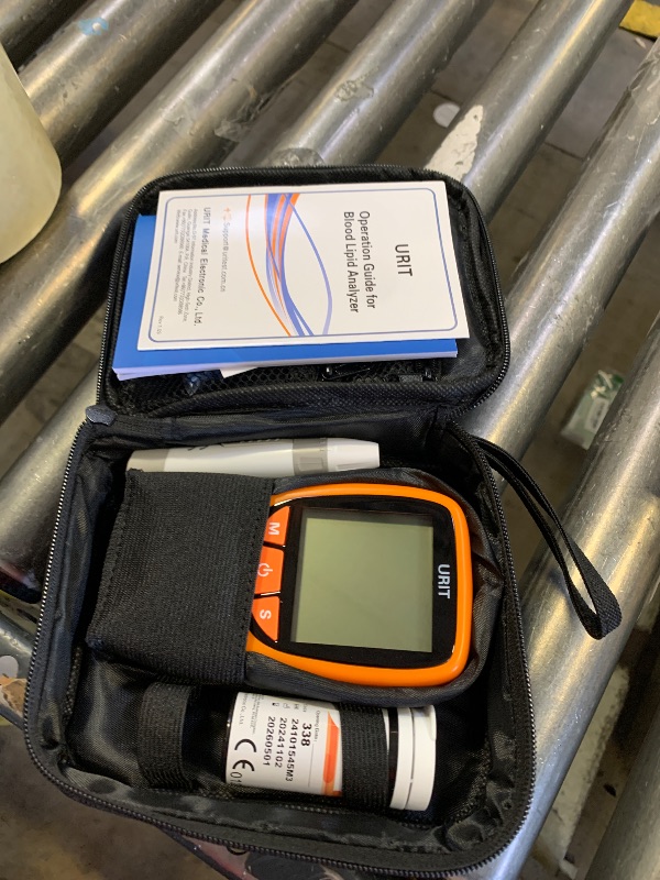 Photo 1 of 5- in-1 Lipid Test Kit, Cholesterol Test Kits, Cholesterol Tester Meter Kit at Home, (All-in-One 10ea x Profile 5-in-1 Lipid Test Strips Included)